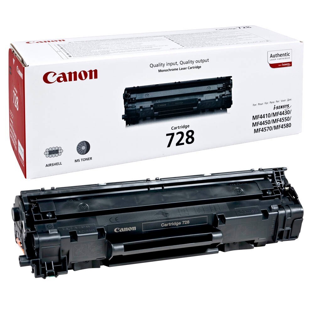 Original Canon Toner 728BK   Black