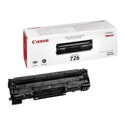 Original Canon Toner 726BK Black Original Canon Toner 726BK Black