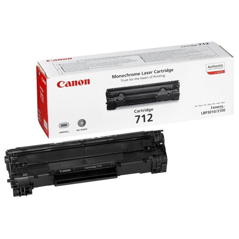 Original Canon Toner 712 Black / 1870B002 Original Canon Toner 712 Black / 1870B002