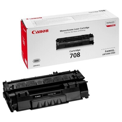 Original Canon Toner 708 Black / 0266B002 Original Canon Toner 708 Black / 0266B002