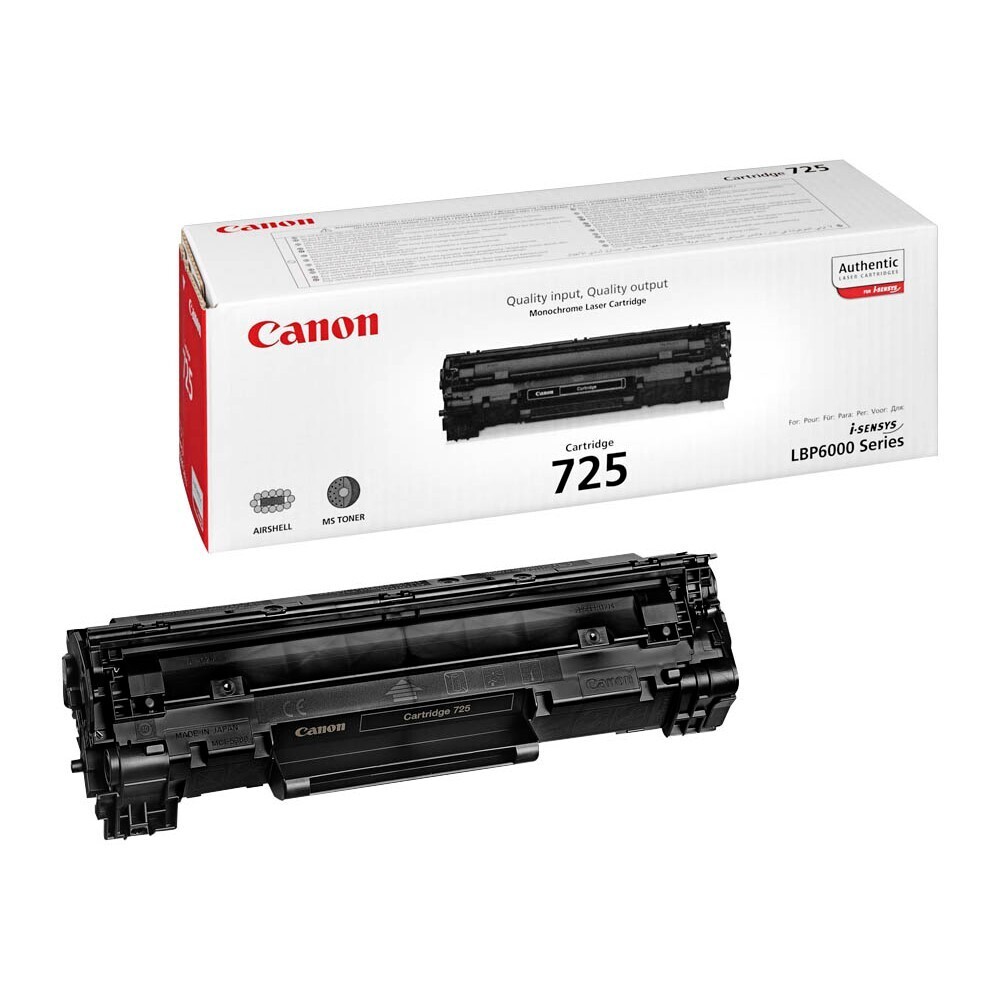 Original Canon Toner 725   Black / 3484B002
