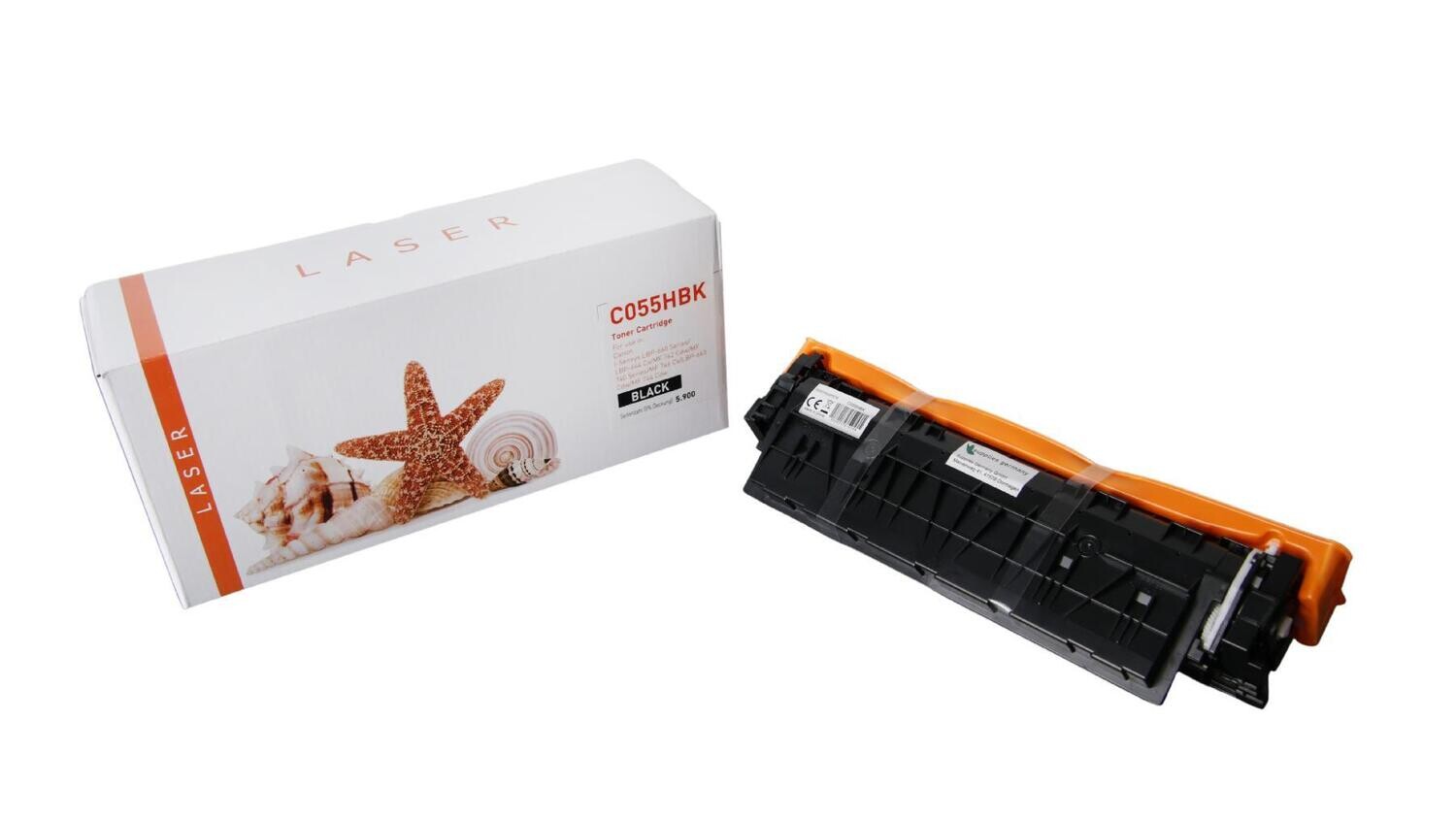 Alternativer Toner passend zu Canon 055H Black / 3020C002
