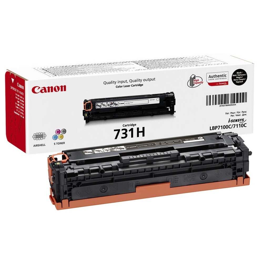 Original Canon Toner 731H BK Black / 6273B002