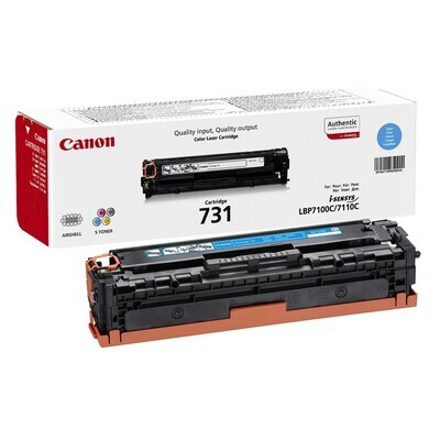 Original Canon Toner 731C Cyan / 6271B002 Original Canon Toner 731C Cyan / 6271B002