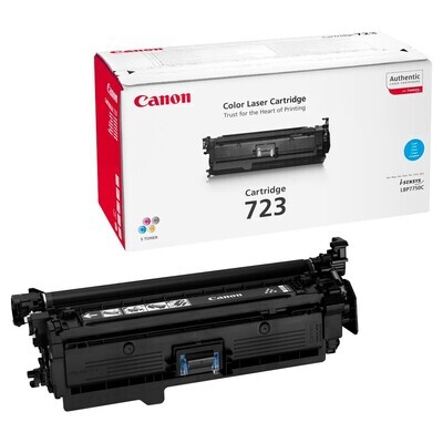 Original Canon Toner 723C Cyan / 2643B002 Original Canon Toner 723C Cyan / 2643B002