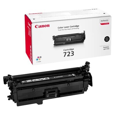 Original Canon Toner 723BK Black / 2644B002 Original Canon Toner 723BK Black / 2644B002