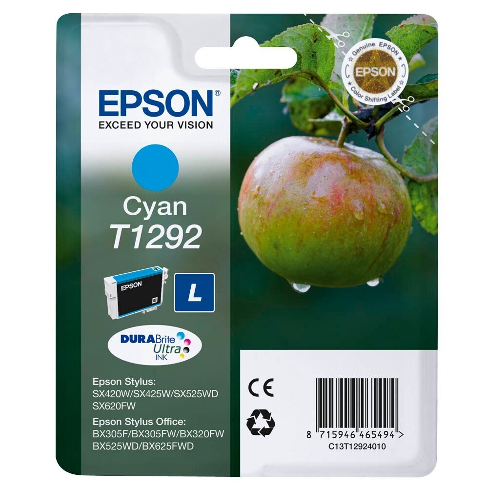 Original Epson T1292  Cyan Druckerpatrone