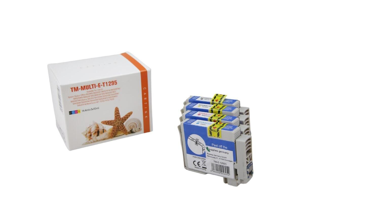 Alternatives Multipack passend zu Epson T1295 BK,C,M,Y