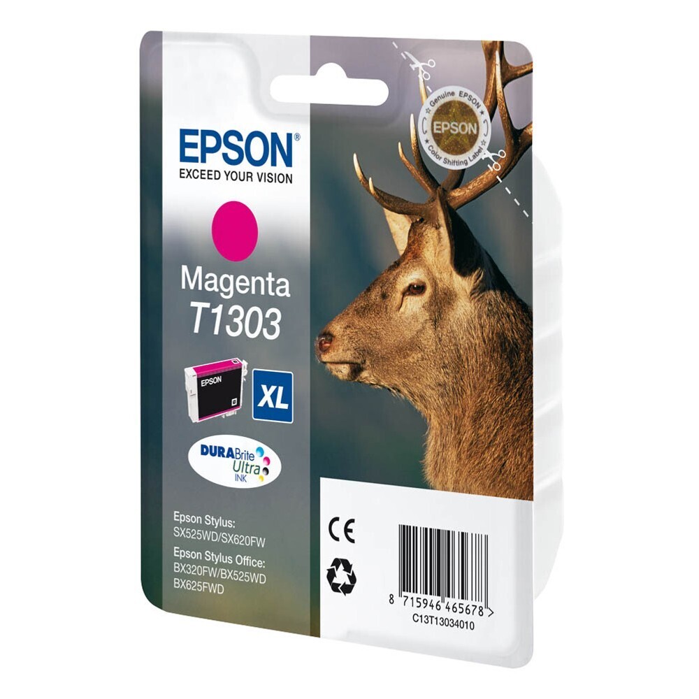 Original Epson T1303 XL Magenta Druckerpatrone / C13T13034012