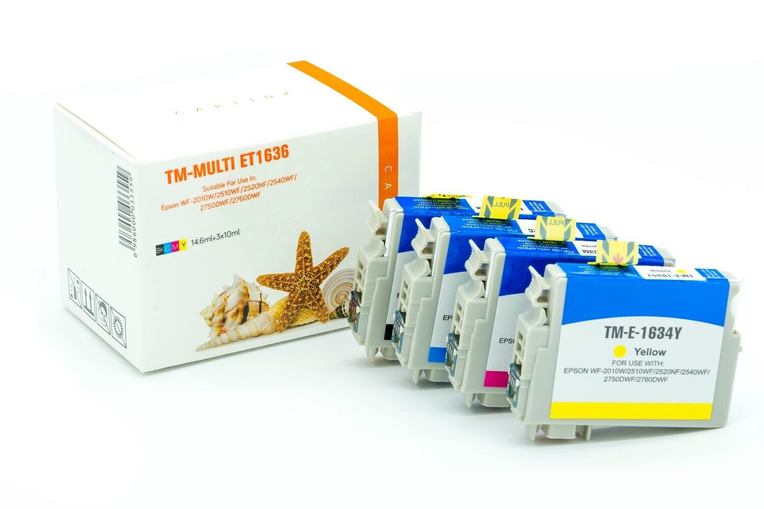 Alternative Druckerpatrone Multipack passend zu Epson T1636 BK,C,M,Y