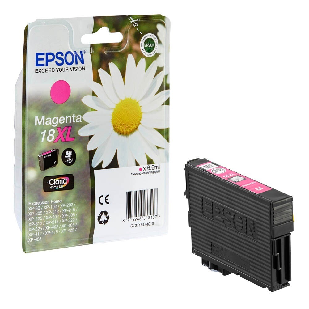 Original Epson T1813 / 18XL  Magenta Druckerpatrone / C13T18134012
