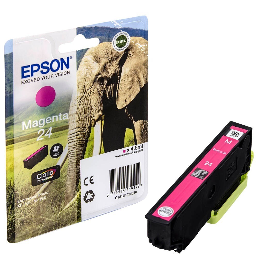 Original Epson T2423 / 24 Magenta Druckerpatrone / C13T24234012