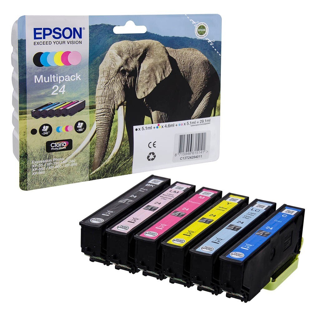 Original Epson Multipack T2428 / 24  Druckerpatrone / C13T24284012