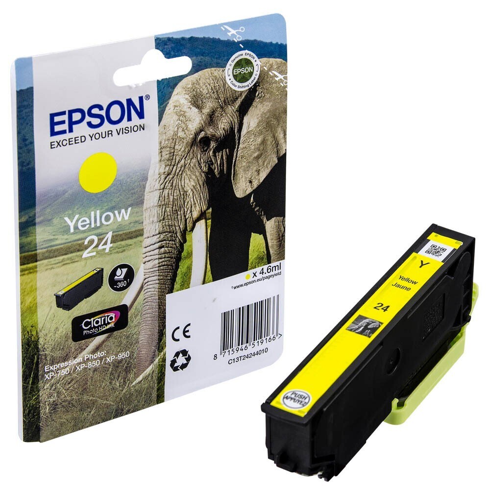 Original Epson T2424 / 24 Yellow Druckerpatrone / C13T24244012