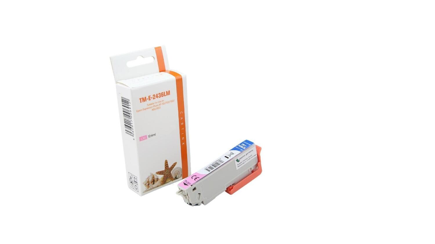 Alternative Druckerpatrone passend zu Epson T2436XL Light Magenta