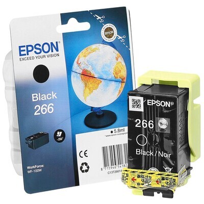 Original Epson T266 schwarz Druckerpatrone / C13T26614010 Original Epson T266 schwarz Druckerpatrone / C13T26614010