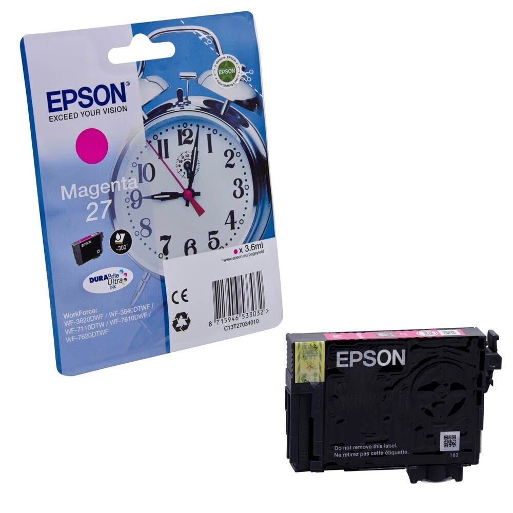 Original Epson T2703 / 27 Magenta Druckerpatrone / C13T27034012