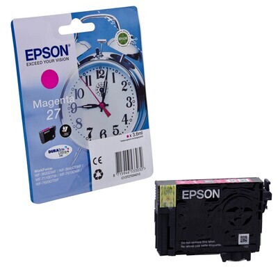 Original Epson T2703 / 27 Magenta Druckerpatrone / C13T27034012 Original Epson T2703 / 27 Magenta Druckerpatrone / C13T27034012