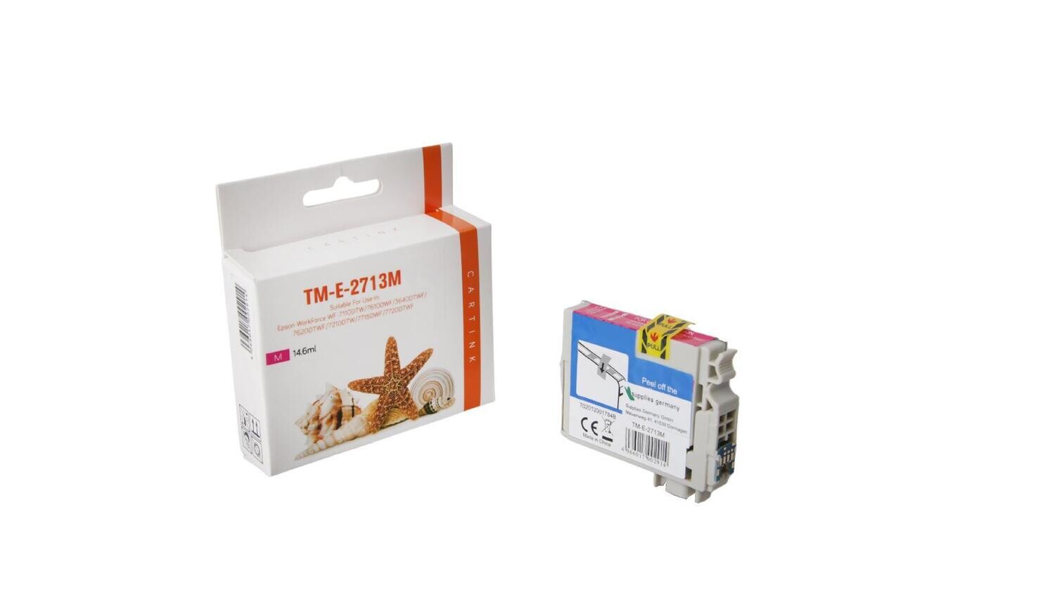 Alternative Druckerpatrone passend zu Epson T2713XL Magenta