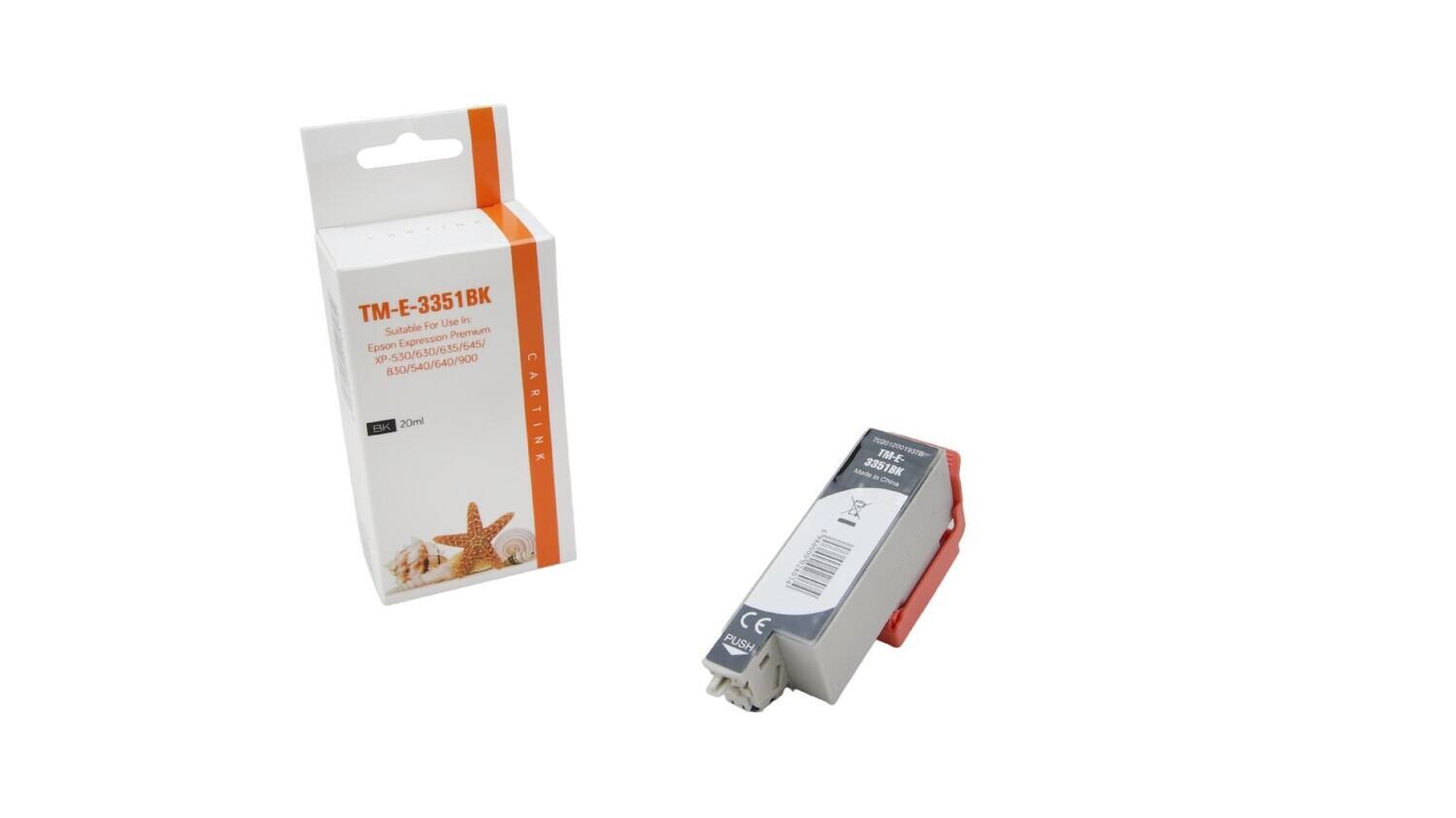 Alternative Druckerpatrone passend zu Epson T3351XL schwarz