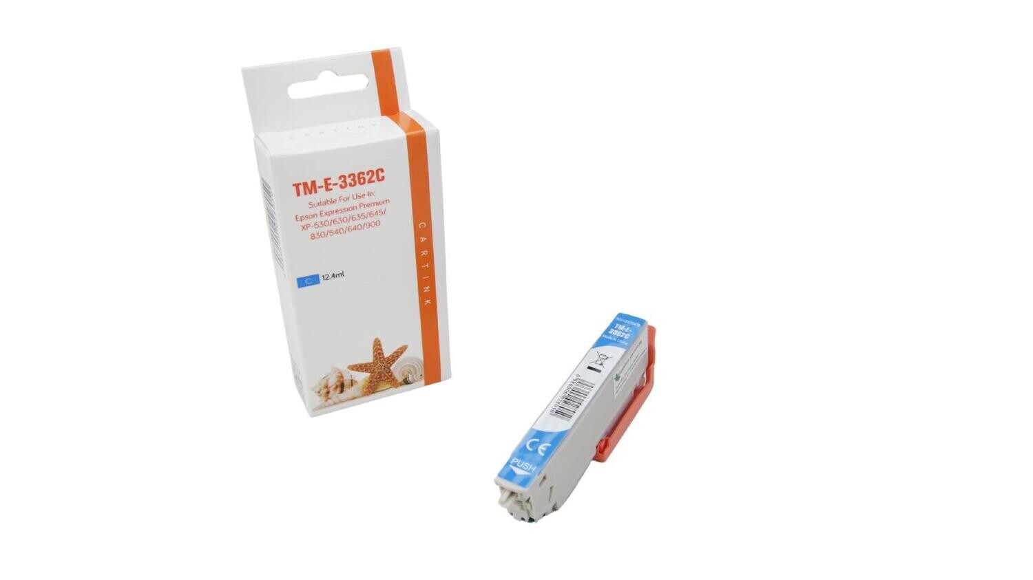 Alternative Druckerpatrone passend zu Epson T3362XL Cyan