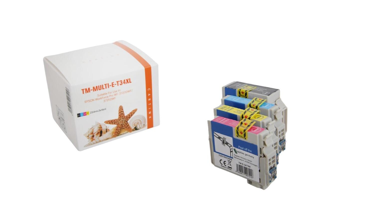 Alternative Druckerpatrone Multipack passend zu Epson T34XL