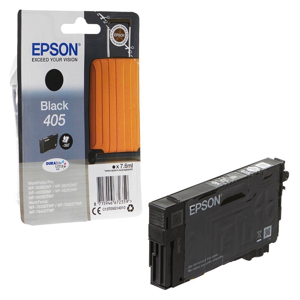 Original Epson 405 / T05G1 schwarz Druckerpatrone / C13T05G14010