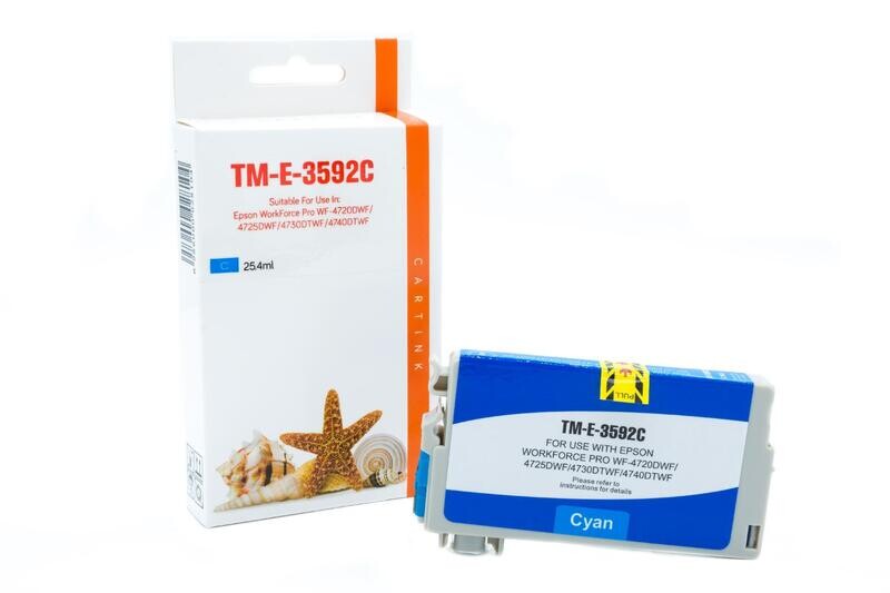 Alternative Druckerpatrone passend zu Epson T3592XL Cyan Alternative Druckerpatrone passend zu Epson T3592XL Cyan