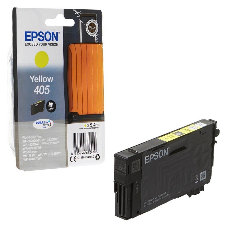 Original Epson 405 / T05G4 Yellow Druckerpatrone / C13T05G44010