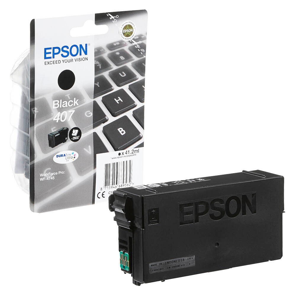 Original Epson 407 / T07U1 schwarz Druckerpatrone / C13T07U140