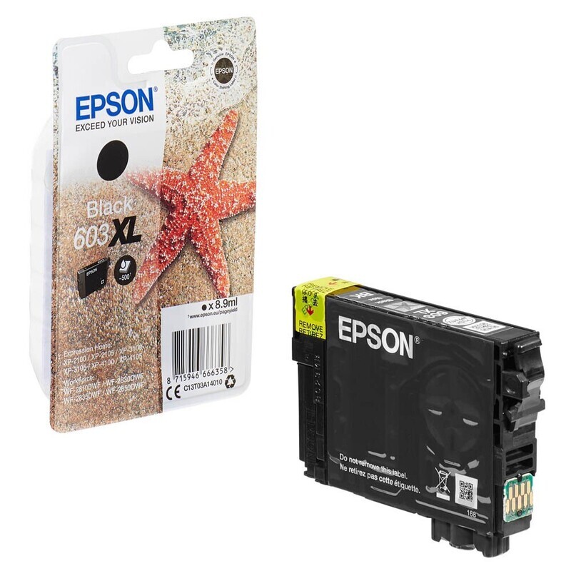 Original Epson 603XL / T03A14 schwarz Druckerpatrone / C13T03A14010