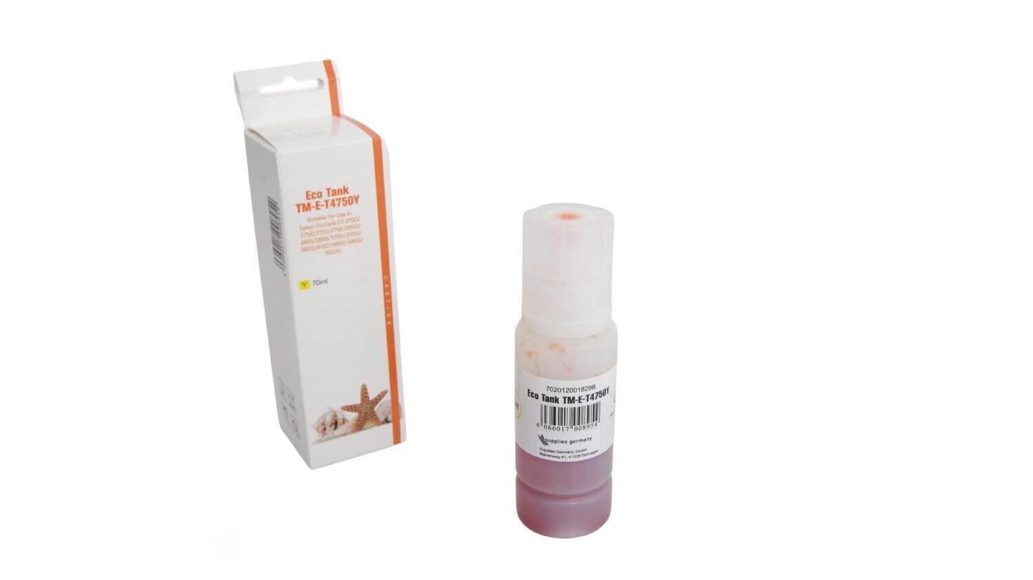 Alternative Tintenflasche passend zu Epson 102 / T03R44 Yellow