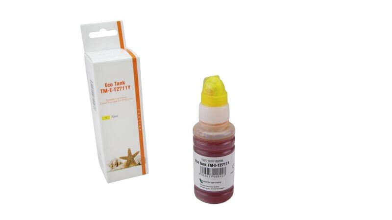 Alternative Tintenflasche passend zu Epson 104 Yellow Alternative Tintenflasche passend zu Epson 104 Yellow