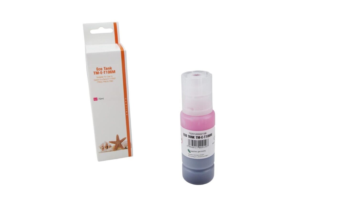 Alternative Tintenflasche passend zu Epson 106 Magenta C13T00R340