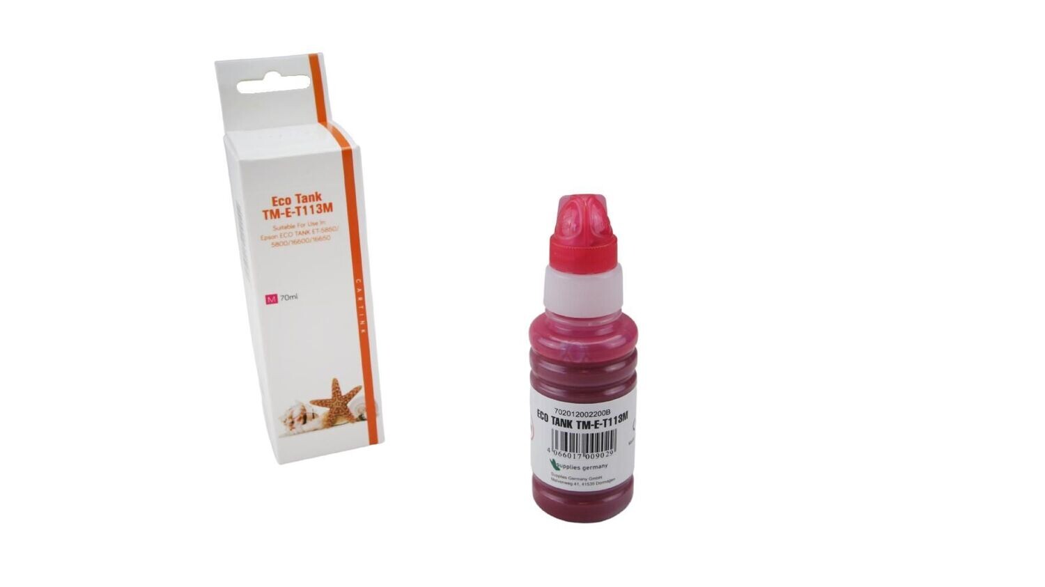 Alternative Tintenflasche passend zu Epson 113 Magenta C13T06B340
