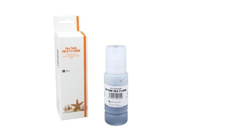 Alternative Tintenflasche passend zu Epson 114 foto schwarz C13T07B140 Alternative Tintenflasche passend zu Epson 114 foto schwarz C13T07B140