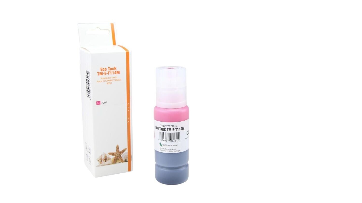 Alternative Tintenflasche passend zu Epson 114 Magenta C13T07B340