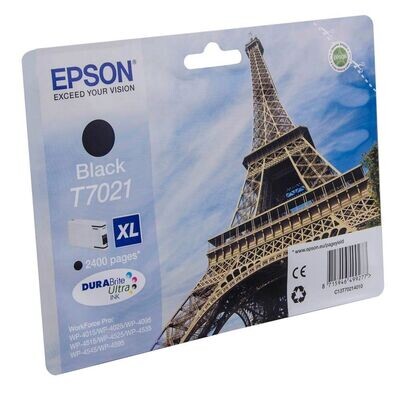 Original Epson T7021XL schwarz Druckerpatrone / C13T70314010 Original Epson T7021XL schwarz Druckerpatrone / C13T70314010