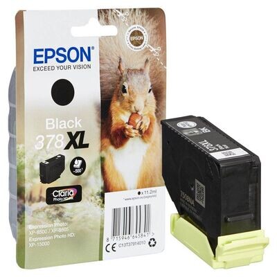Original Epson 378 XL schwarz Druckerpatrone / C13T37914010 Original Epson 378 XL schwarz Druckerpatrone / C13T37914010
