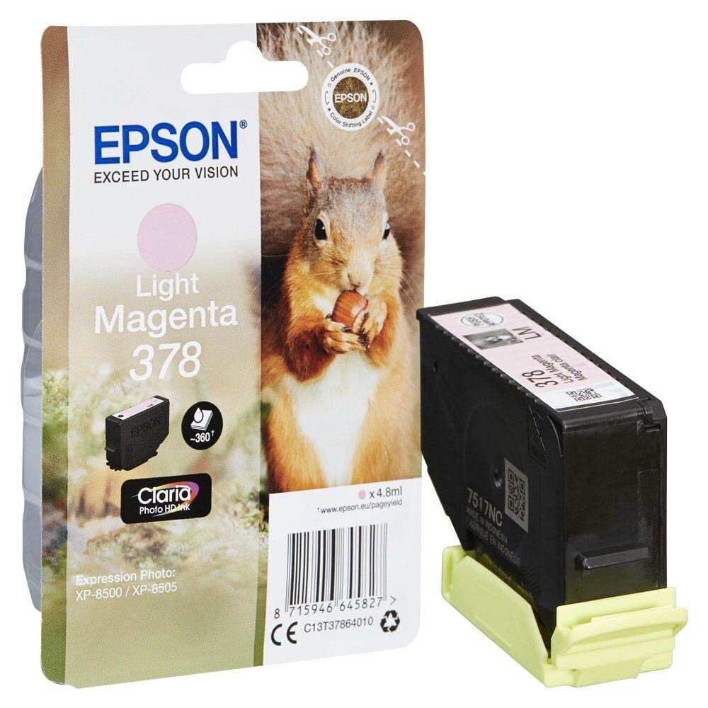 Original Epson 378 light Magenta Druckerpatrone / C13T37864010