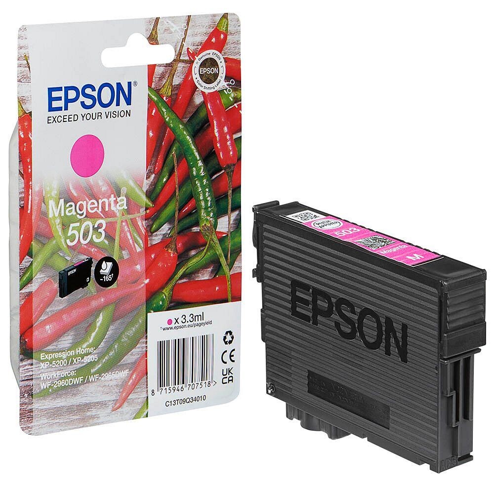 Original Epson 503 T09Q34  Magenta Druckerpatrone / C13T09Q34010