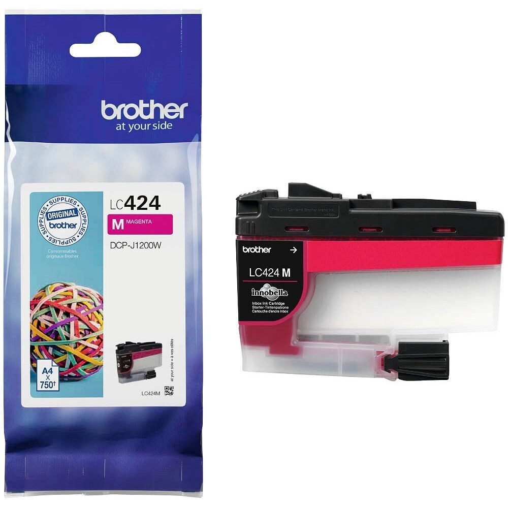 Original Brother Druckerpatrone LC424M  / LC-424M  Magenta