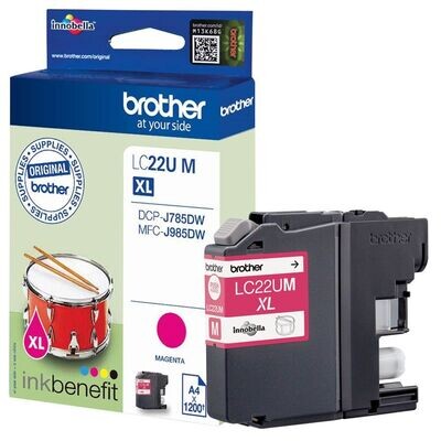 Original Brother Druckerpatrone LC22UM  / LC-22UM  Magenta