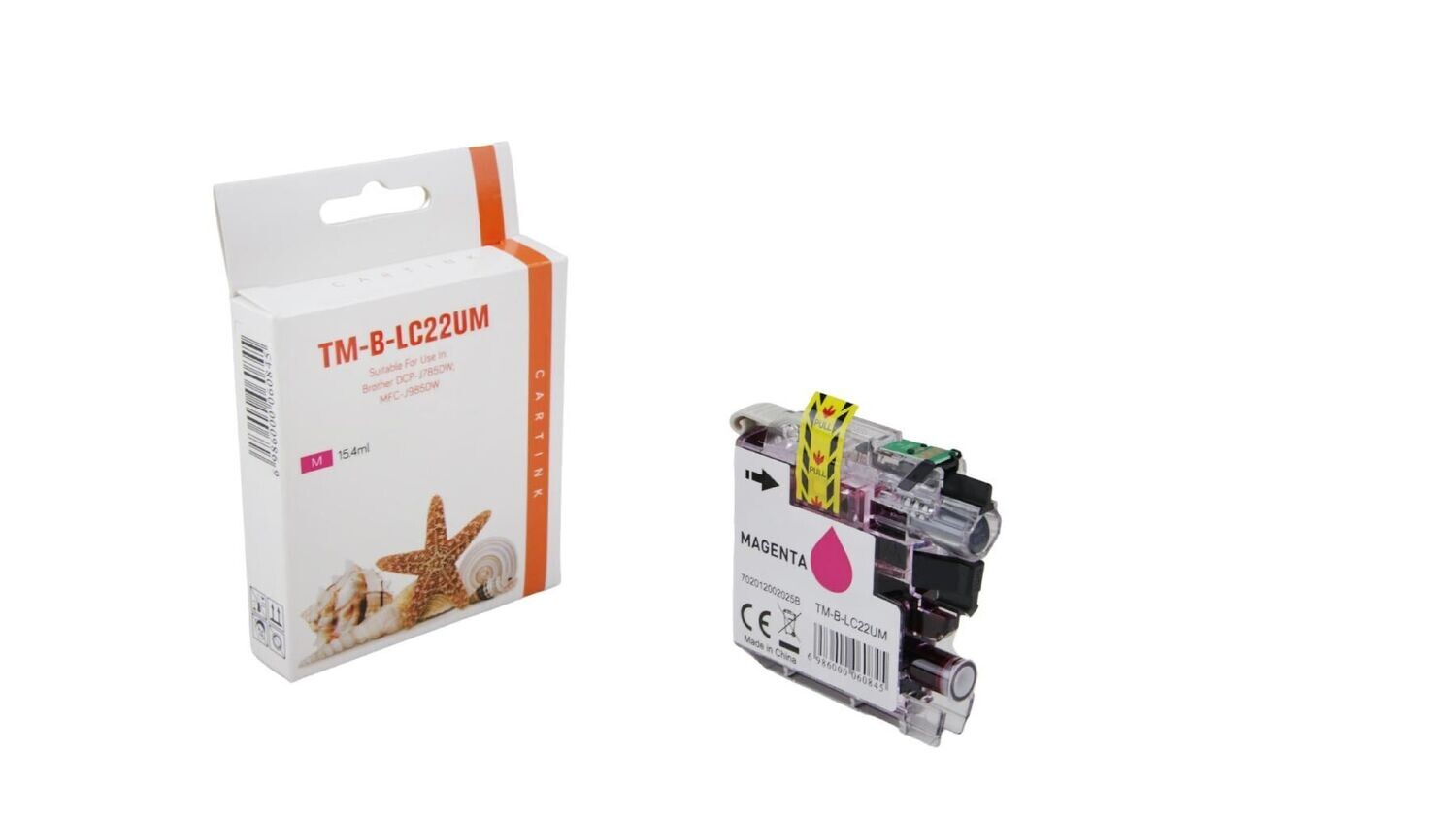 Alternative Druckerpatrone passend zu Brother LC22UM / LC-22UM  Magenta