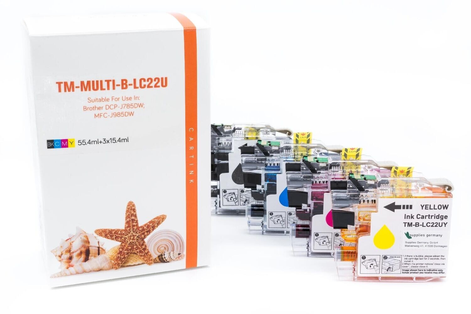 Alternative Druckerpatrone Multipack passend zu Brother LC22U / LC-22U