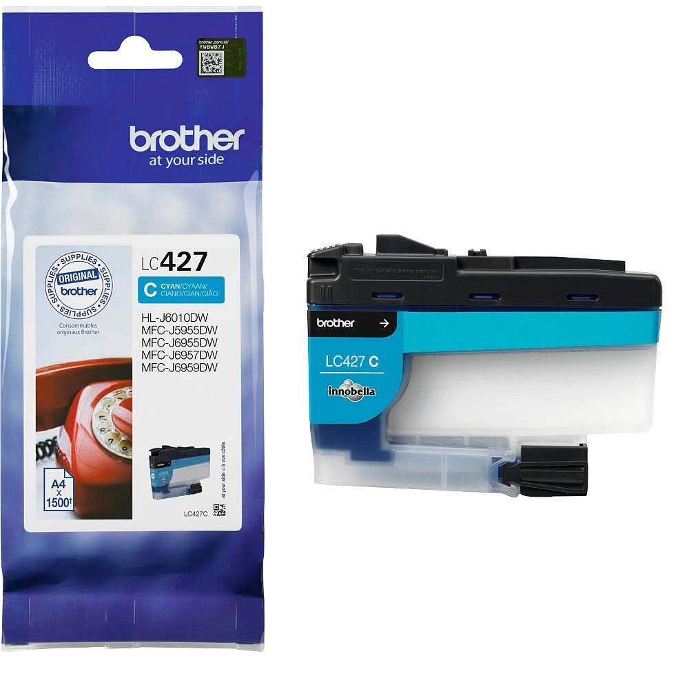 Original Brother Druckerpatrone LC427C  / LC-427C  Cyan