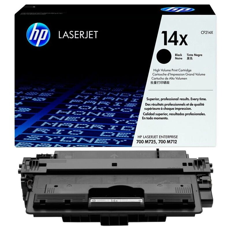 Original HP Toner 14X  Black / CF214X