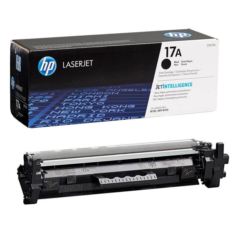 Original HP Toner 17A  Black / CF217A
