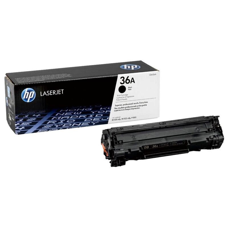 Original HP Toner 36A  Black / CB436A