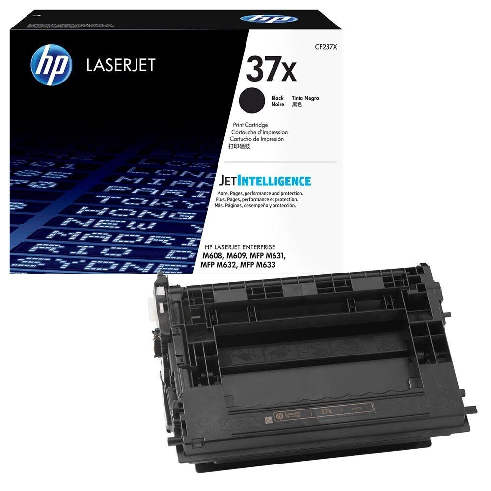 Original HP Toner 37X  Black / CF237X